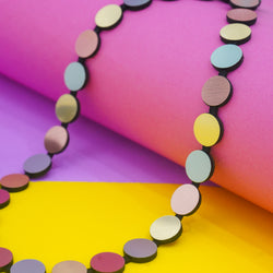 Iskin Abstraction Simple Combined Necklace