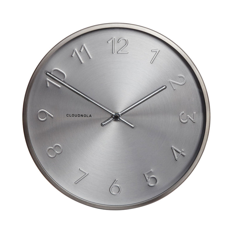 Trusty Clock silver 30 CM