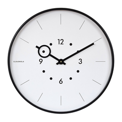 Magnifier Black Wall Clock
