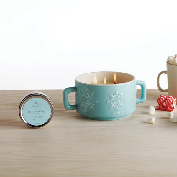 HOT COCOA PEPPERMINT TRAVEL TIN CANDLE